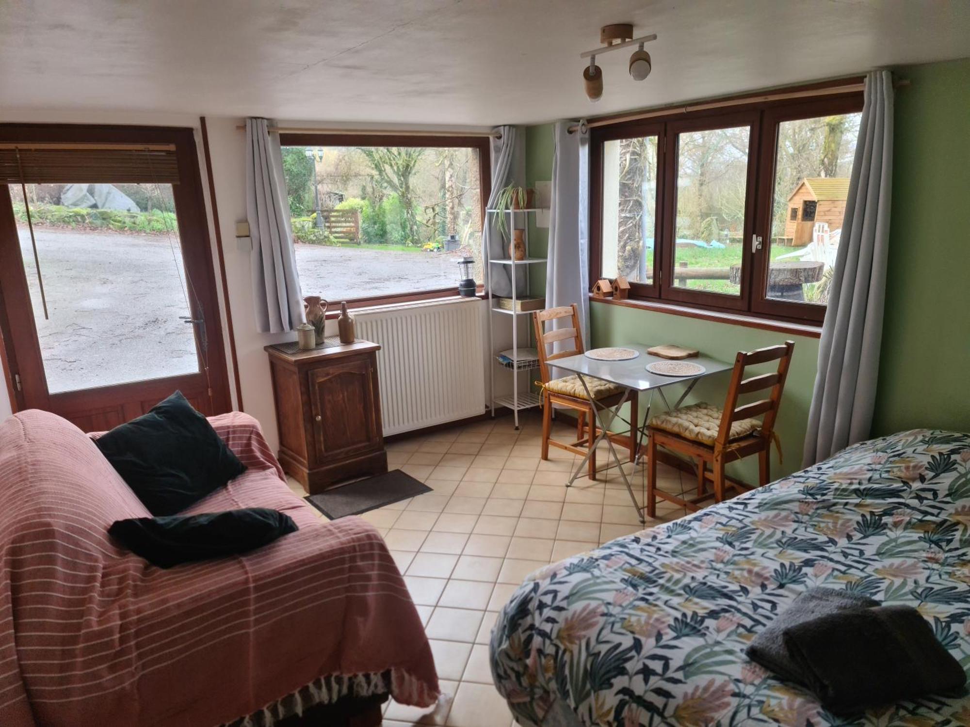 Chambre A La Ferme, Les Vergers Du Muscardin Breel Exteriér fotografie