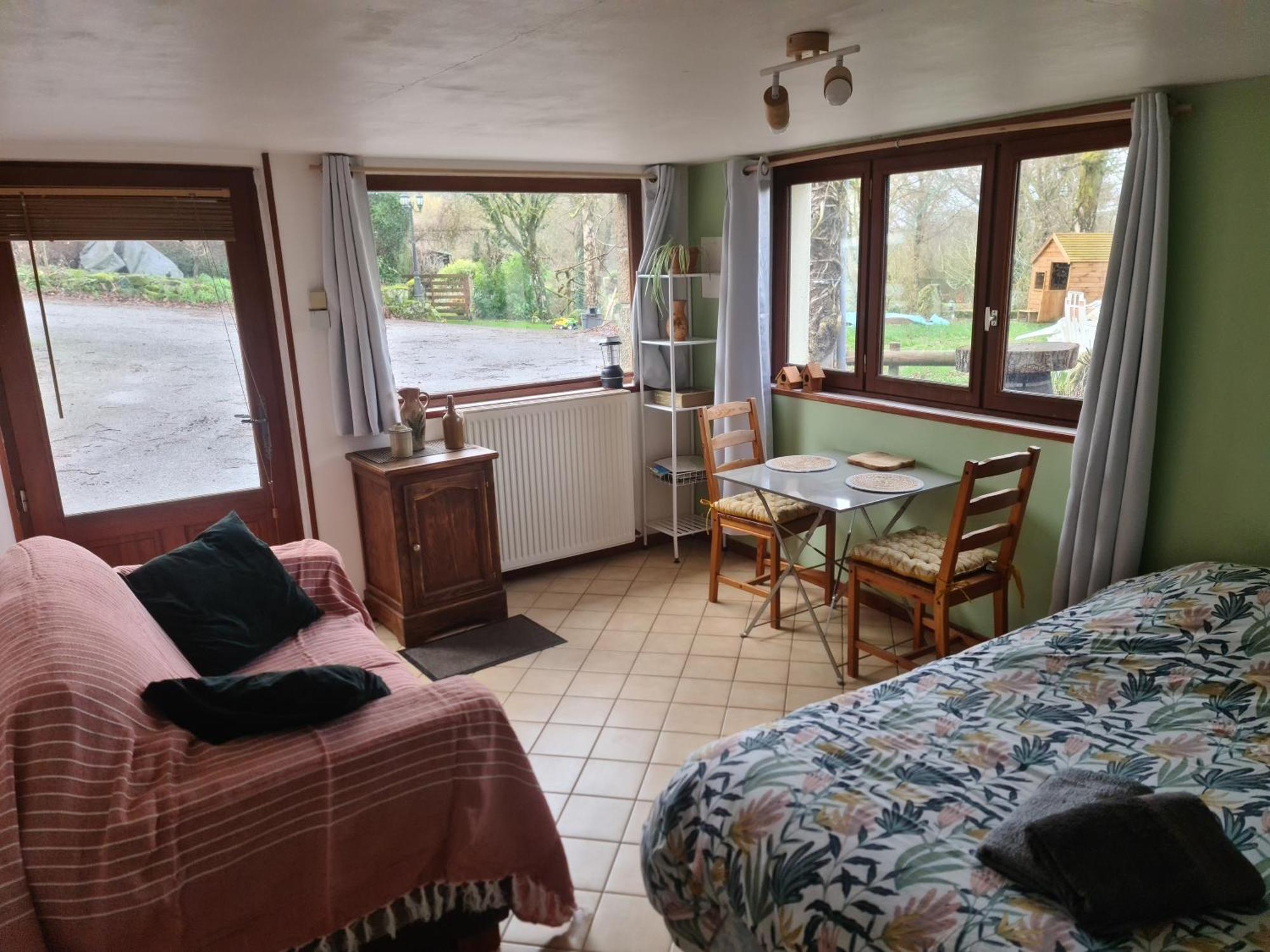 Chambre A La Ferme, Les Vergers Du Muscardin Breel Exteriér fotografie